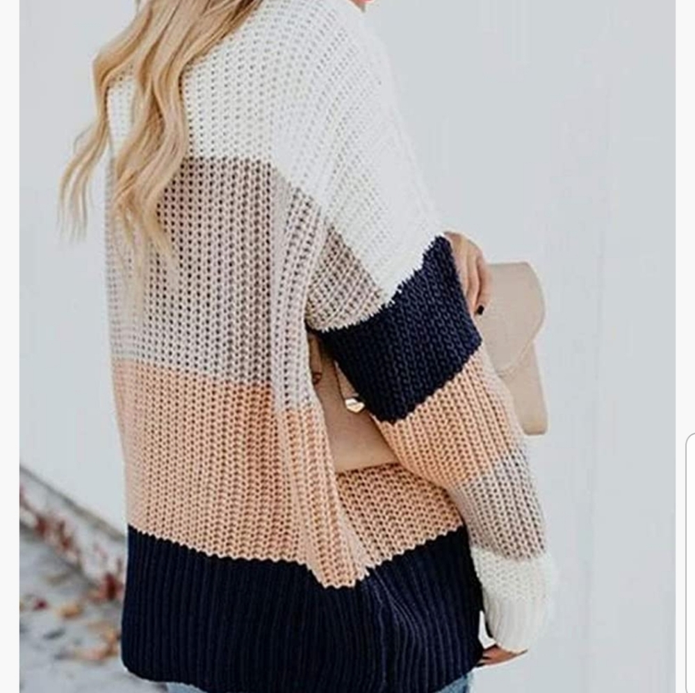 Color Block Sweater - Picture 2 of 5